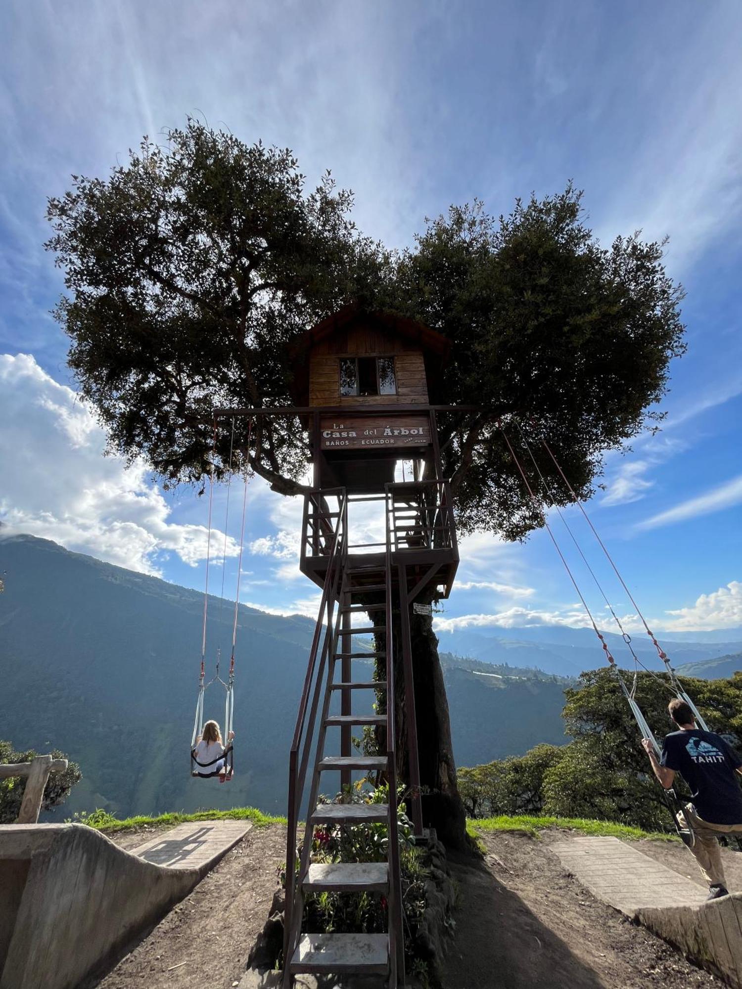 Premium Holiday Cabin - Spectacular Tungurahua Volcano View Baños Εξωτερικό φωτογραφία